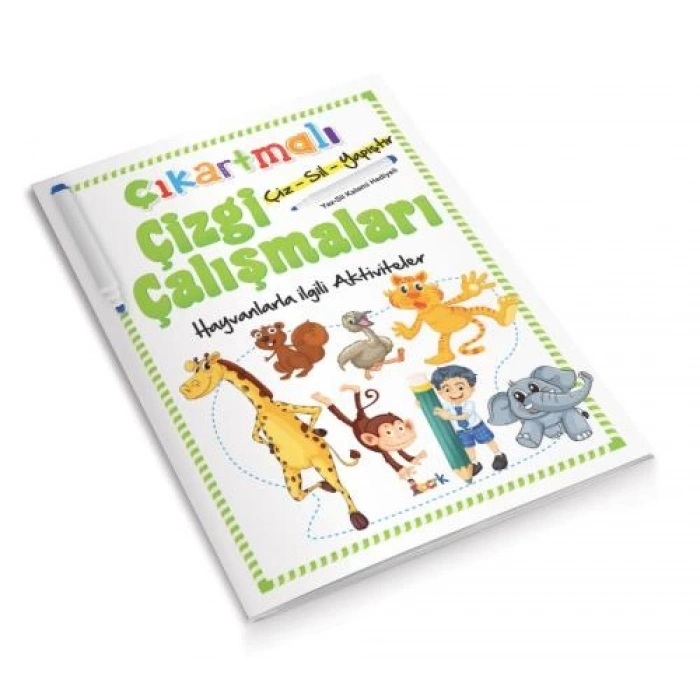 ÇIKARTMALI ÇİZGİ ÇALIŞMASI EMA HAYVANLAR