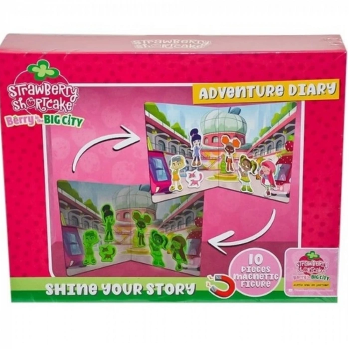 Çilek Kız Manyetik Fosforlu Hikaye Oluşturma CK7864