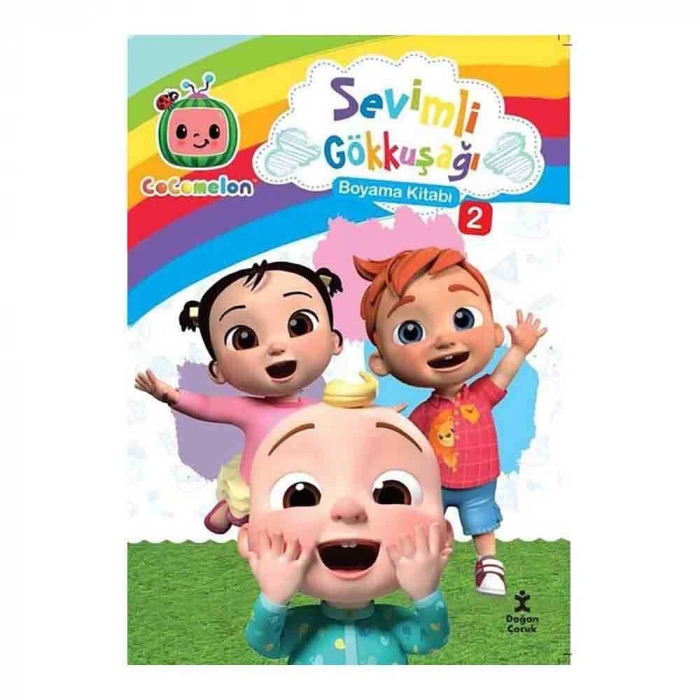 Cocomelon Sevimli Gökkuşağı Boyama Kitabı 2