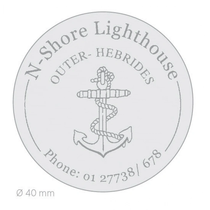 COLOP CEP R40 MAVİ KASA MAVİ KEÇE - 40MM