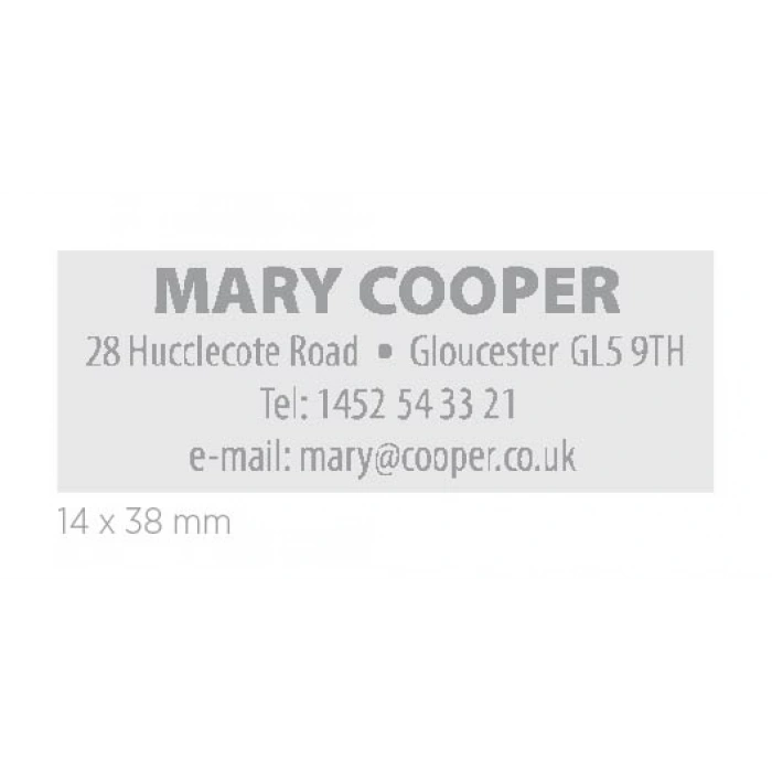 COLOP CEP20 KAŞE YEŞİL KASA SİYAH KEÇE - 18X47MM