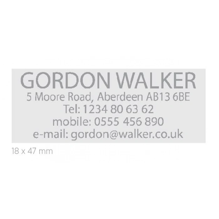 COLOP CEP30 KAŞE PEMBE KASA SİYAH KEÇE - 18X47MM