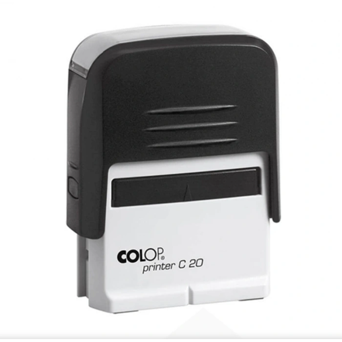 COLOP PRINTER C20 SİYAH KASA MAVİ KEÇE 14X38MM