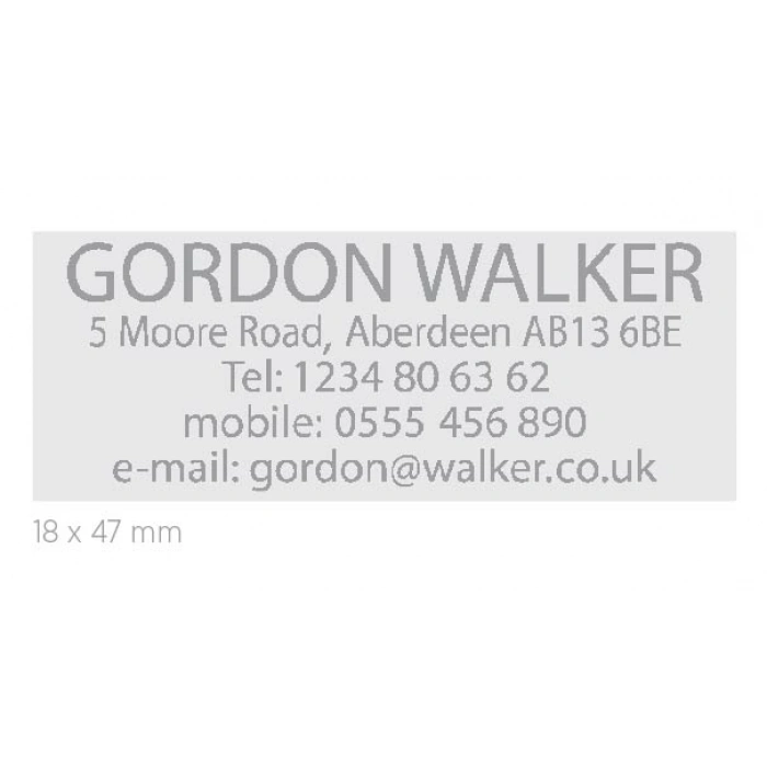 COLOP PRINTER C30 YEŞİL KASA SİYAH KEÇE - 18X47MM