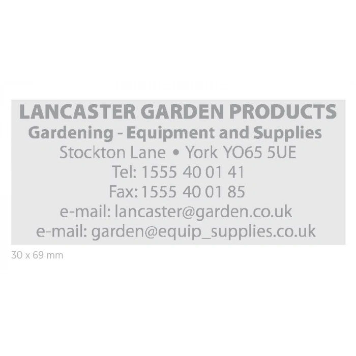 COLOP PRİNTER C50 SİYAH KASA SİYAH KEÇE - 30X69MM