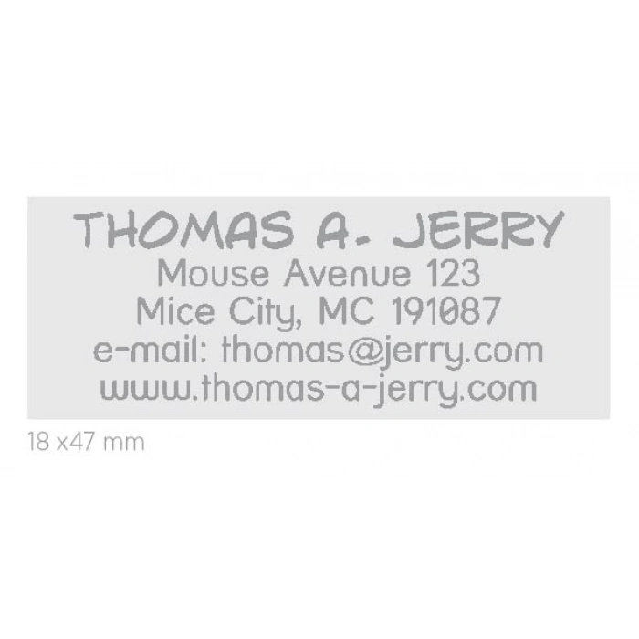 COLOP STAMP MOUSE 30 KROM KASA MAVİ KEÇE - 18X47MM