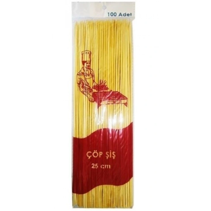 Çöp Şiş 25 cm ( 20000 Adet )