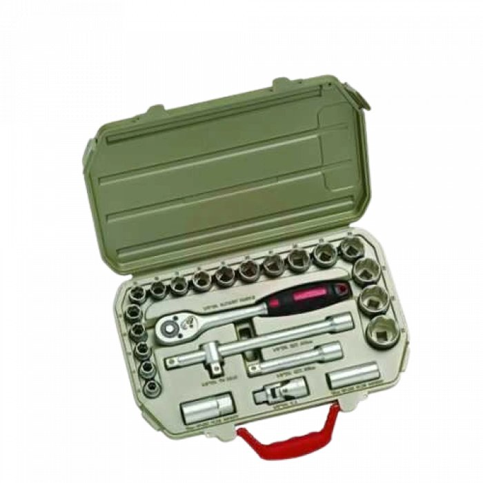 Crescent CTK 25EU Profesyonel Lokma Anahtar Takımı (1/2 İnç, 25 Parça, Metrik)