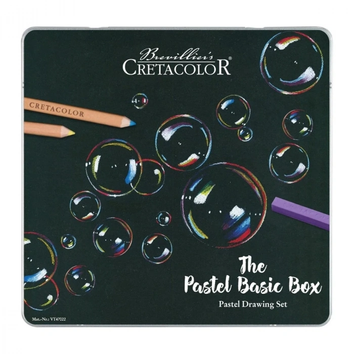 Cretacolor Pastel Basic Box Soft Pastel Başlangıç Seti Metal Kutu 27 Parça 47022