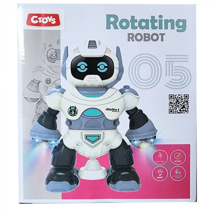 Ctoy Oyuncak Işıklı Ve Sesli Dans Eden Robot