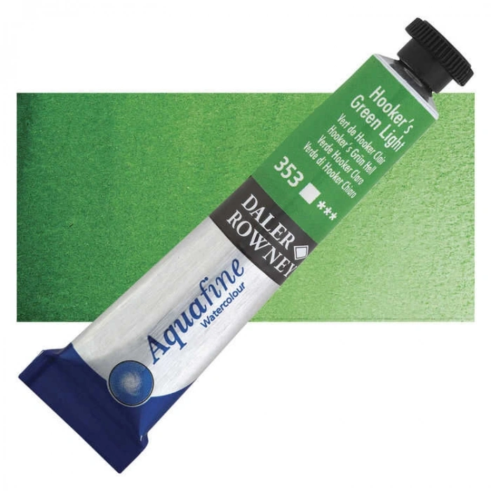 Daler Rowney Aquafine Tüp Sulu Boya 8 ml. 353 HOOKERS GREEN LIGHT