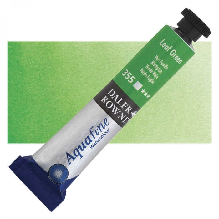 Daler Rowney Aquafine Tüp Sulu Boya 8 ml. 355 LEAF GREEN
