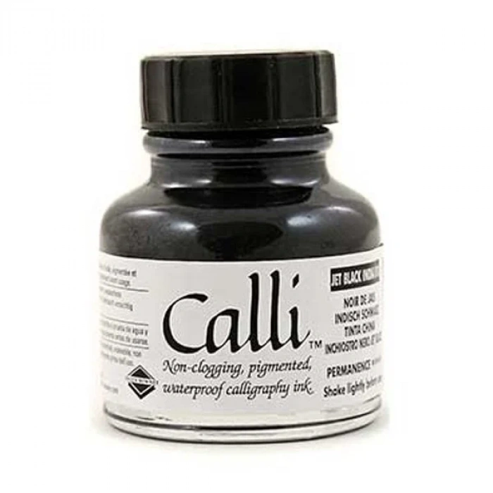 Daler Rowney Calli Kaligrafi Mürekkebi 010 29,5ml Black İndia