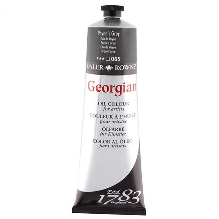Daler Rowney Georgian Yağlı Boya 225 ml 065 Paynes Grey