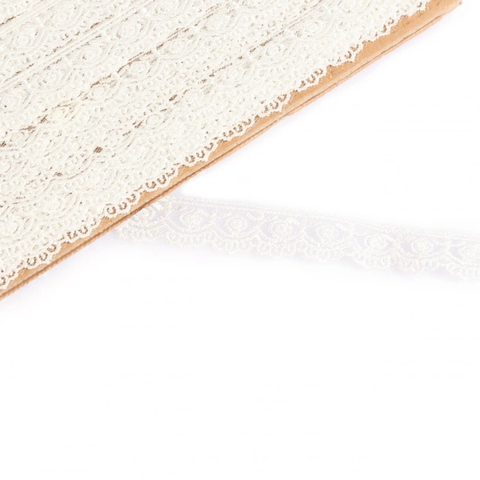 Dar Krem Güpür Dantel 1612