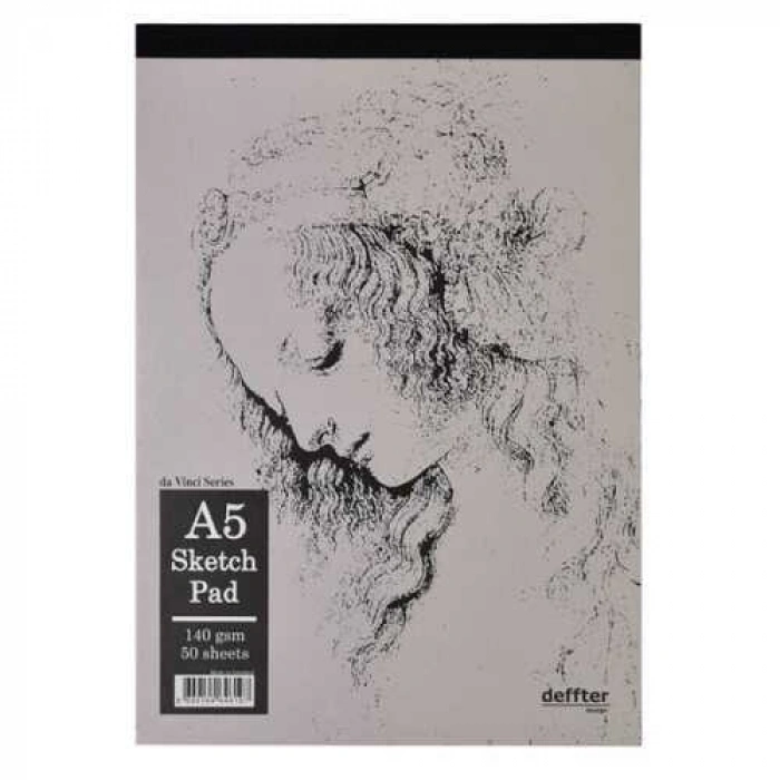 Deffter Da Vinci Sketch Pad Eskiz Defter A5 140gr 50 Yaprak