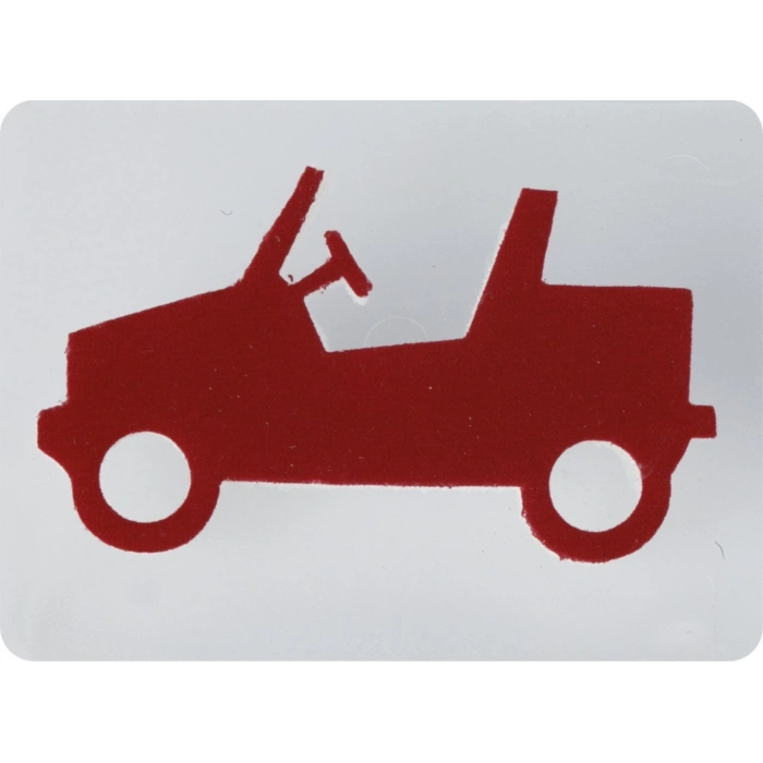 Dekor Rulo ARABA BASKISI 9X7 CM