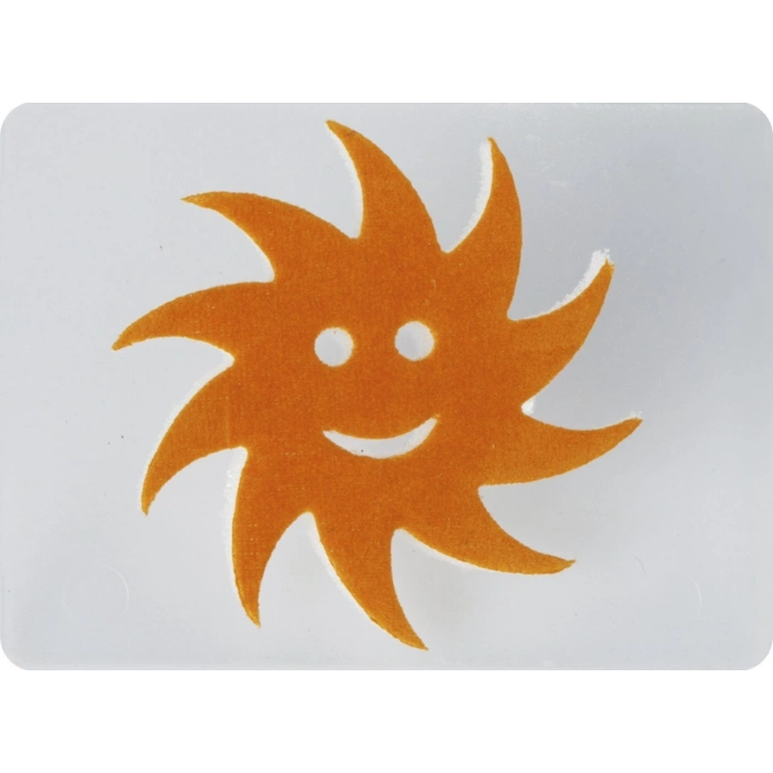 Dekor Rulo KÜÇÜK GÜNEŞ BASKISI 9X7 CM