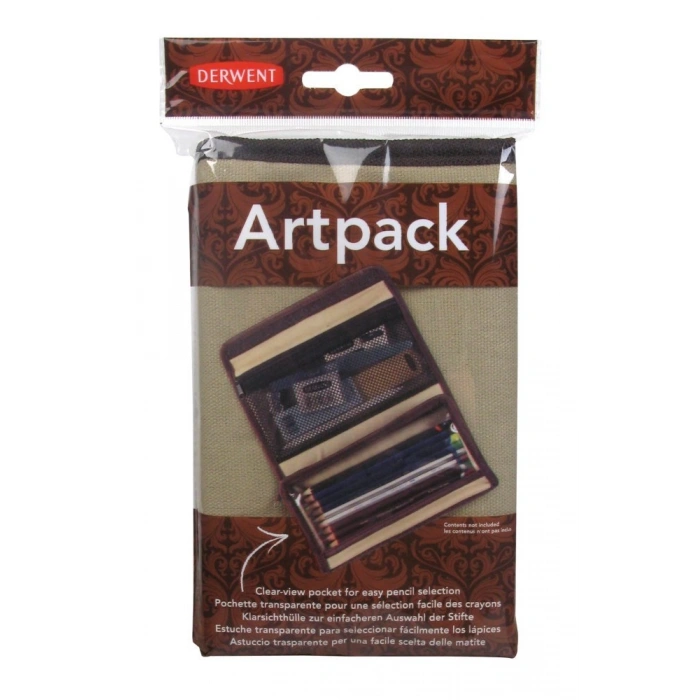 Derwent Artpack Çok Cepli Kalem Çantası