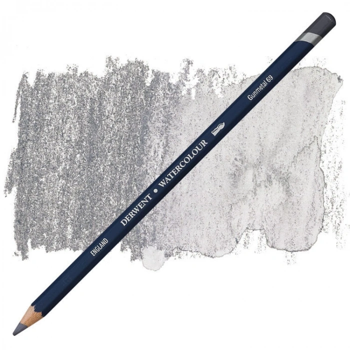Derwent Watercolour Pencil Suluboya Kalemi 69 Gunmetal