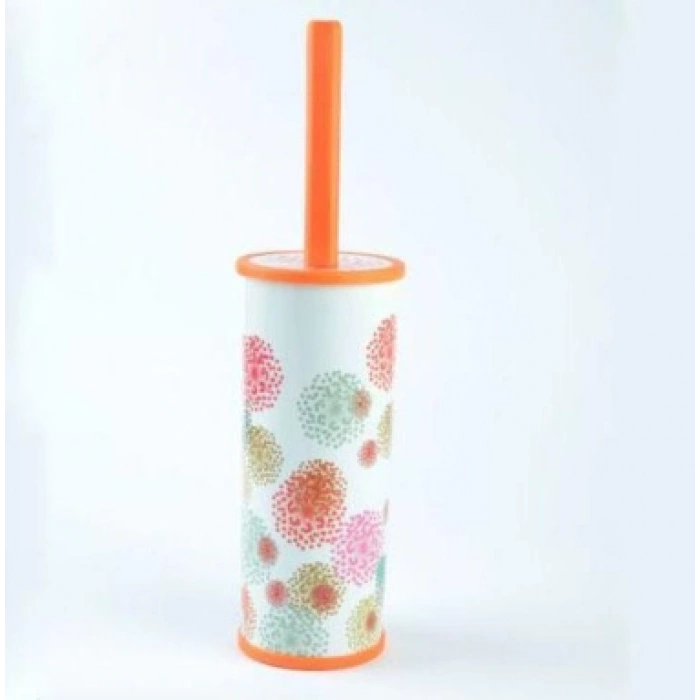 Desenli Klozet Fırça Takımı Yuvarlak ( 6 Adet )