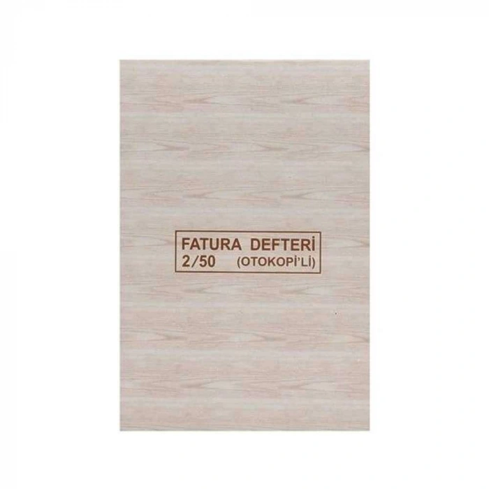 Dilman Otokopili Fatura Defteri 2-50 3 Nüsha