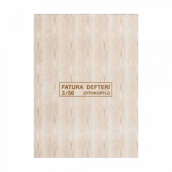 Dilman Otokopili Fatura Defteri 3-50 2 Nüsha