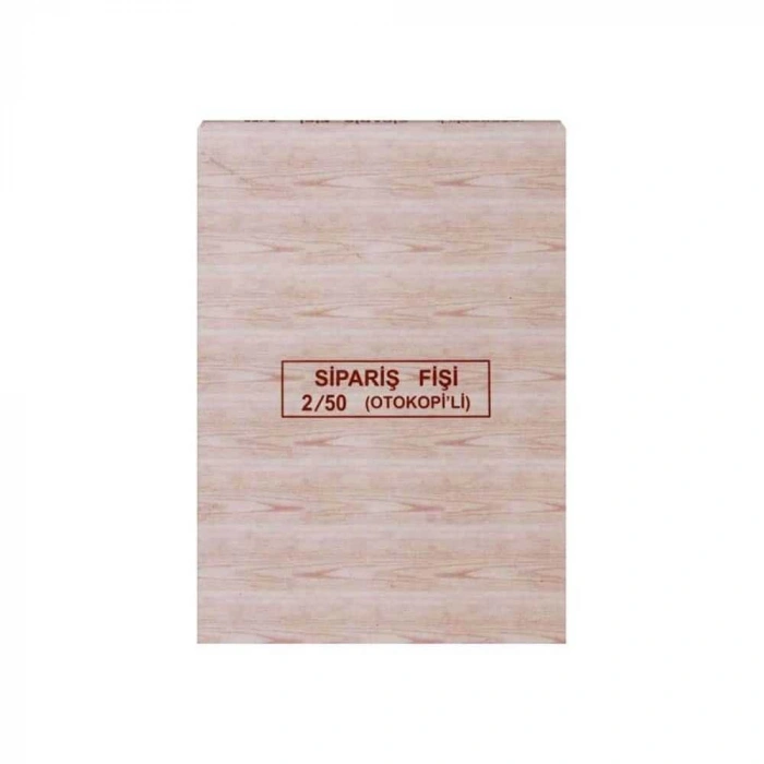 Dilman Otokopili Sipariş Fişi 2-50 3 Nüsha