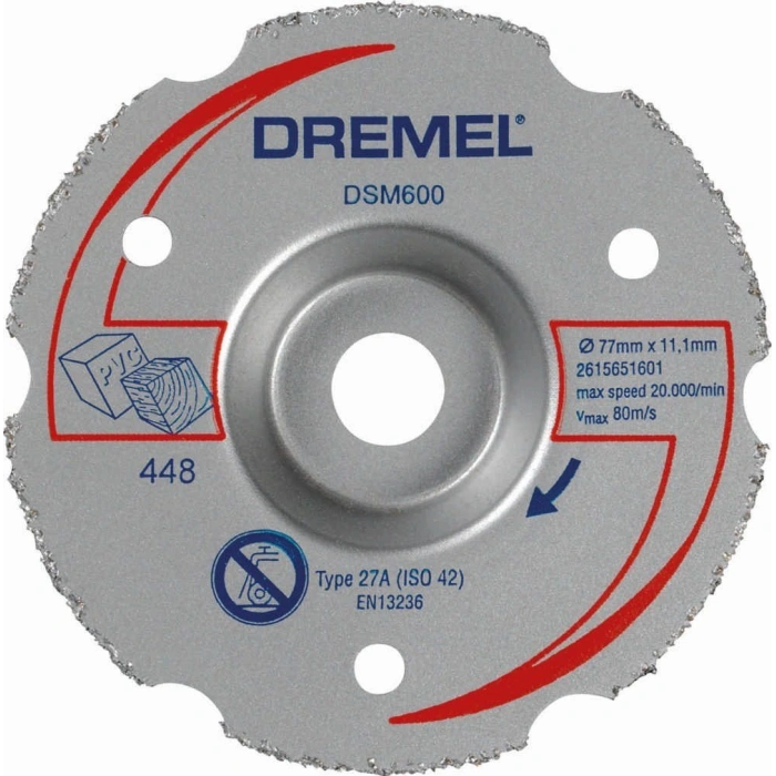 Dremel DSM20 İçin Çok Amaçlı Karpit Bitişik Kesme Diski (DSM600) - 2615S600JB