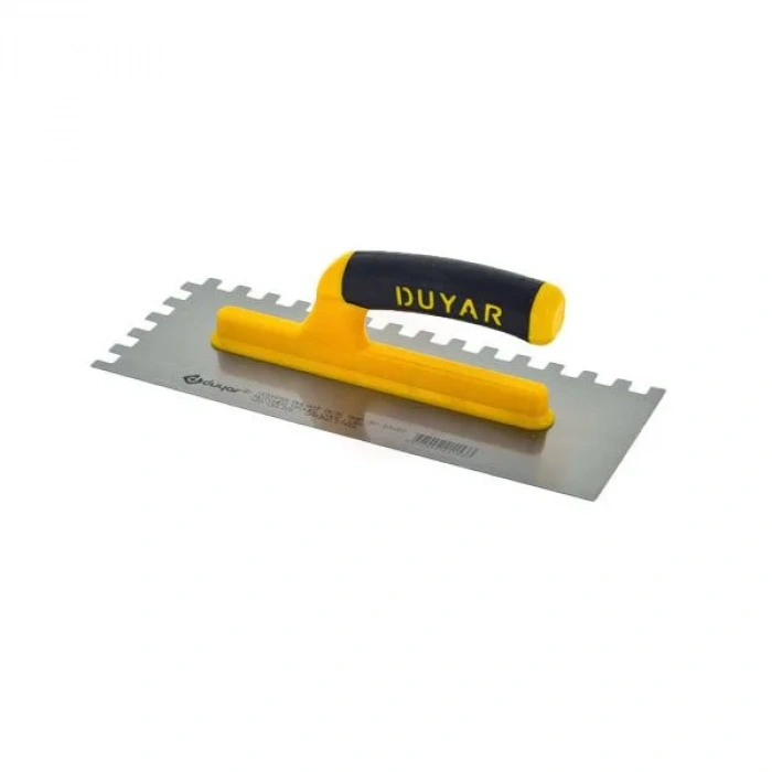 Duyar Sıva Malası Lastik Sap 35 cm 8x8 Diş - DUYAR061