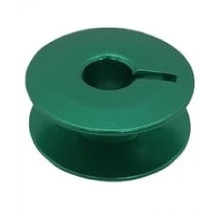 Düz Makine Alüminyum Tırnaklı Yeşil Masura / 272152AS (55623S)