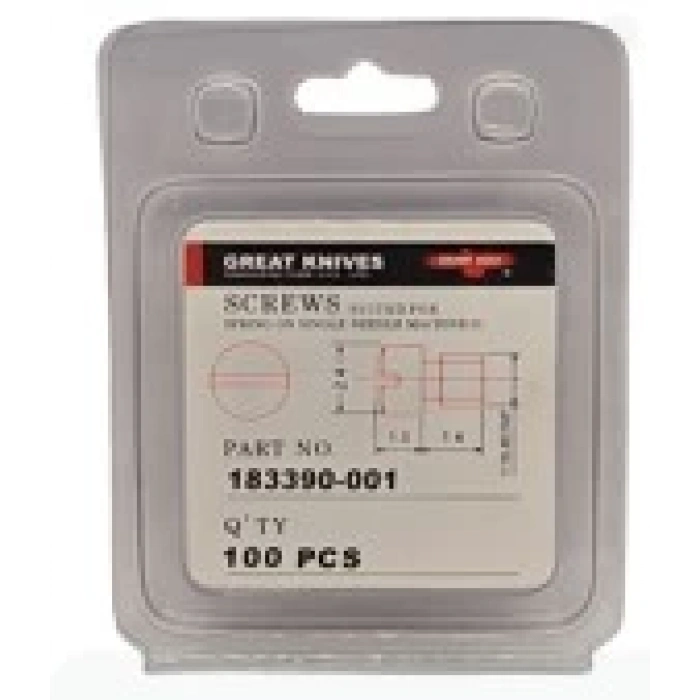 Düz Makine Büyük Mekik Vidası / 183389-001 100ADET