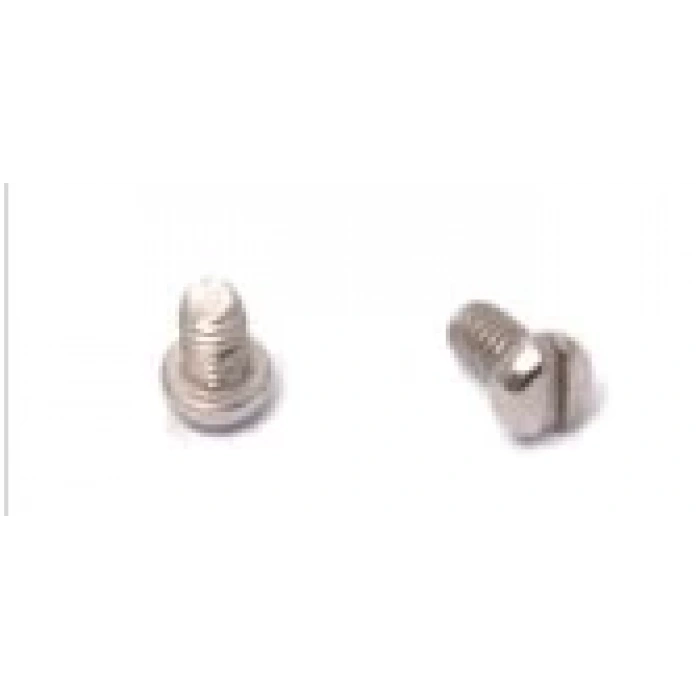 Düz Makine İğne Vidası Beyaz / 140553 (SS-7080510-TP)