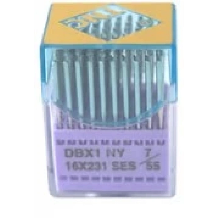 Düz Makine İnce Dip Dikiş İğnesi / DBX1 SES 7/55 100ADET