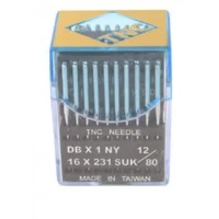 Düz Makine İnce Dip Dikiş İğnesi / DBX1 SUK 12/80 100ADET