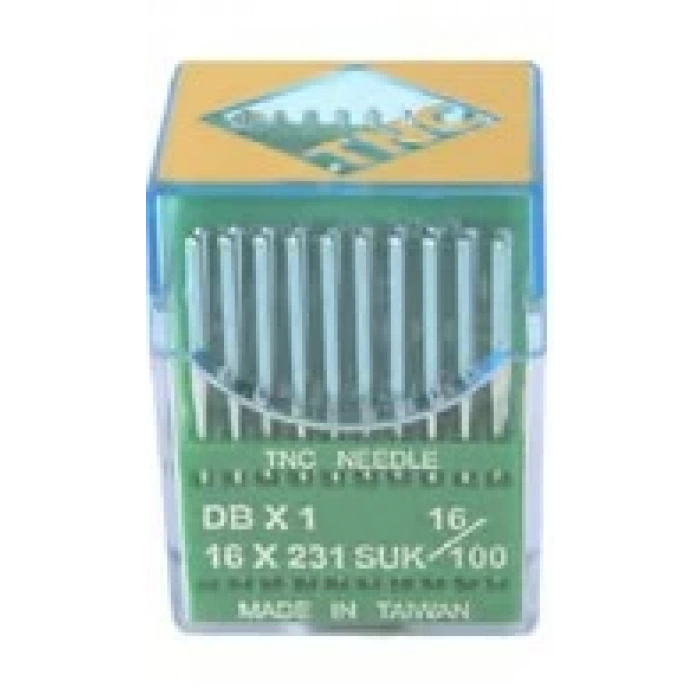 Düz Makine İnce Dip Dikiş İğnesi / DBX1 SUK 16/100 100ADET
