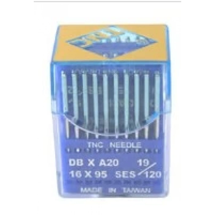 Düz Makine İnce Dip Dikiş İğnesi / DBXA20 (DBX1) SES 19/120 100ADET