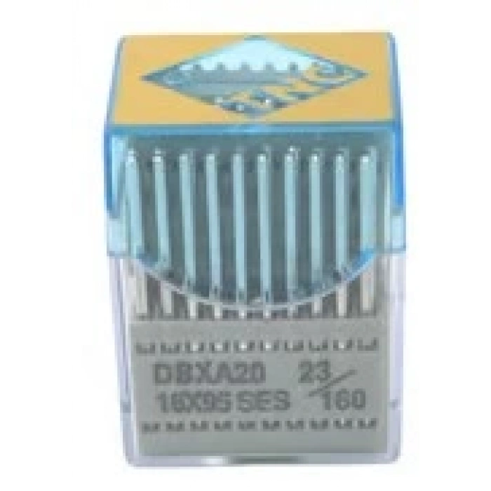 Düz Makine İnce Dip Dikiş İğnesi / DBXA20 (DBX1) SES 23/160 100ADET