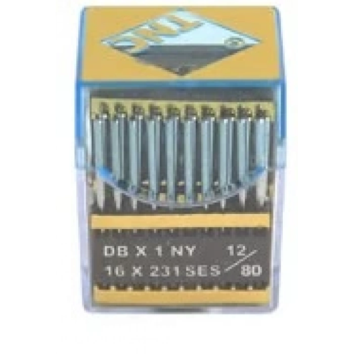 Düz Makine İnce Dip Yanmaz Dikiş İğnesi / DBX1 SES PVD 12/80 100ADET