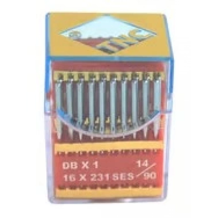 Düz Makine İnce Dip Yanmaz Dikiş İğnesi / DBX1 SES PVD 14/90 100ADET