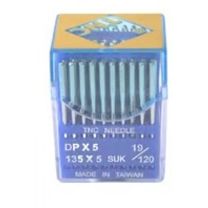 Düz Makine Kalın Dip Dikiş İğnesi / DPX5 SUK 19/120 100ADET