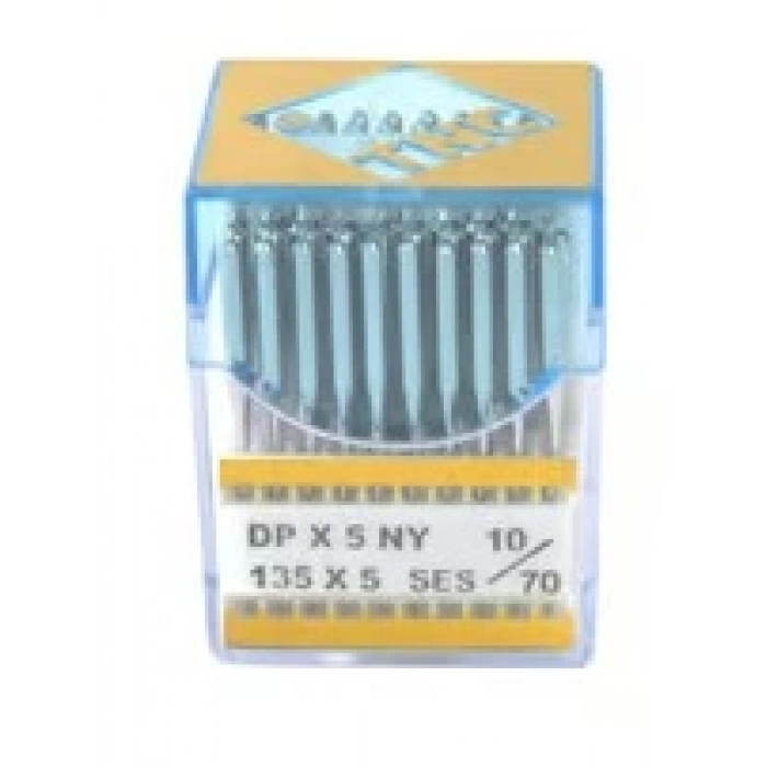 Düz Makine Kalın Dip Yanmaz Dikiş İğnesi / DPX5 SES PVD 10/70 100ADET