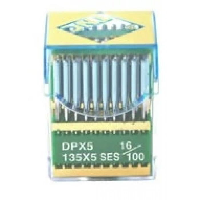Düz Makine Kalın Dip Yanmaz Dikiş İğnesi / DPX5 SES PVD 16/100 100ADET