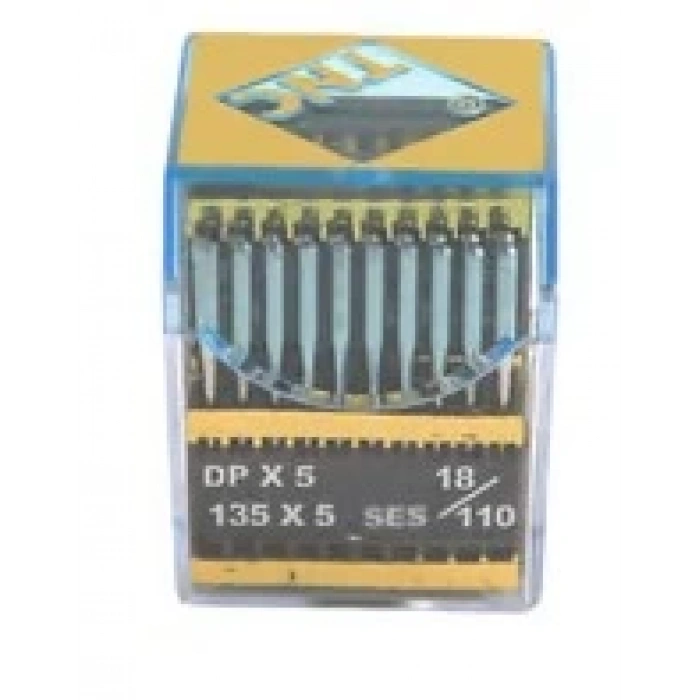 Düz Makine Kalın Dip Yanmaz Dikiş İğnesi / DPX5 SES PVD 18/110 100ADET
