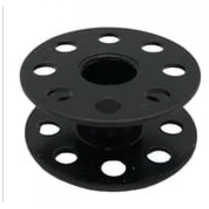 Düz Makine Metal Siyah Tırnaksız Masura / 270010