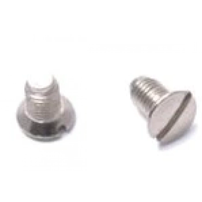 Düz Makine Plaka Vidası Beyaz / 100032004