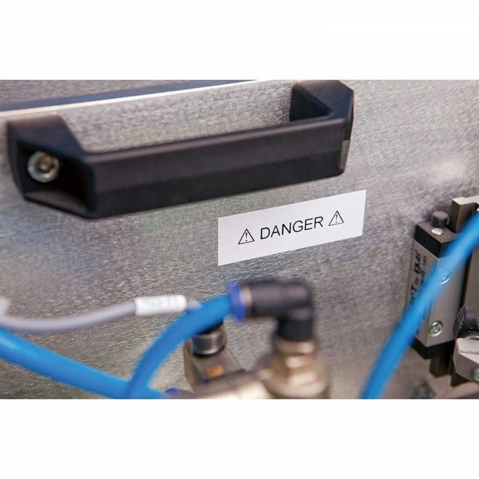 DYMO 1805430 RhinoPRO Renkli Vinil Şerit 24 mmx5.5m Beyaz/Siyah