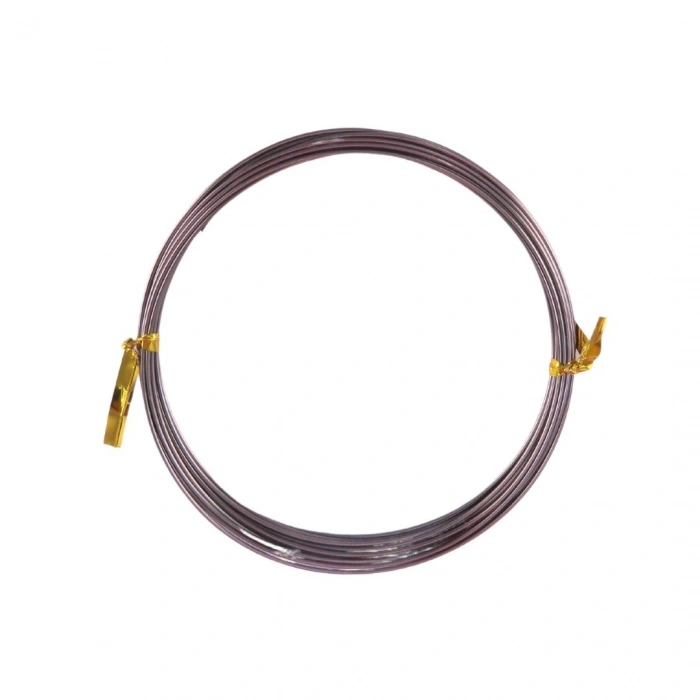 Dytac Alüminyum Tel Yuvarlak 1mm x 4m Koyu Bakır