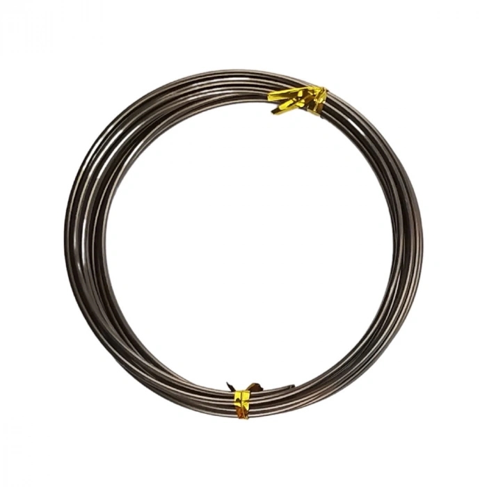 Dytac Alüminyum Tel Yuvarlak 2mm x 2m Koyu Bakır