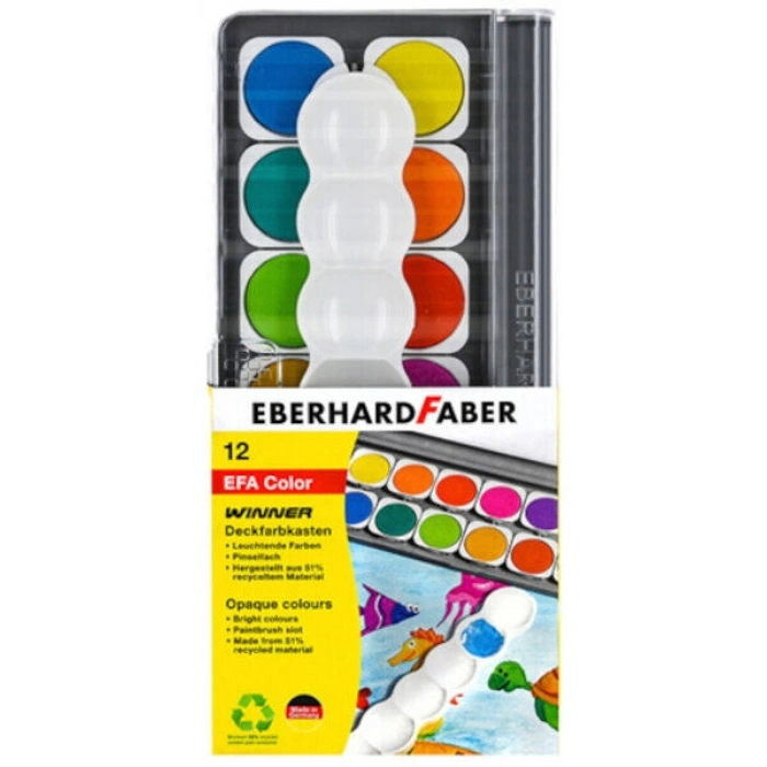 Eberhard Faber Efa Color Sulu Boya Opak 12 Renk (578312)